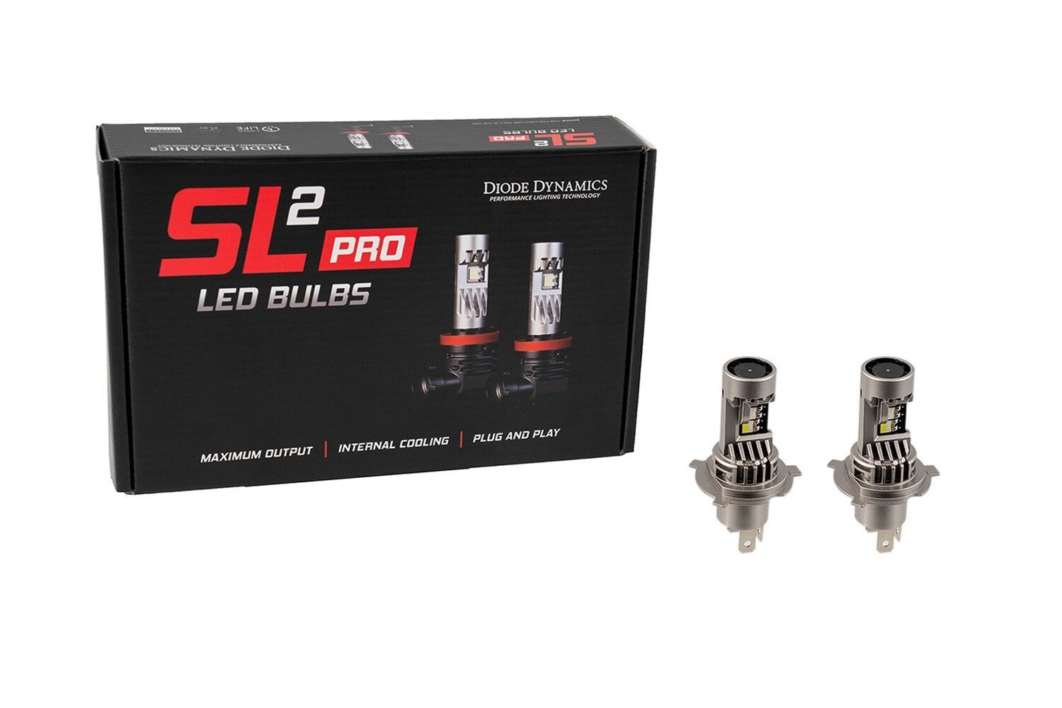 Diode Dynamics SL2 PRO H4 LED Bulbs ( one Pair ) Lifetime Warranty