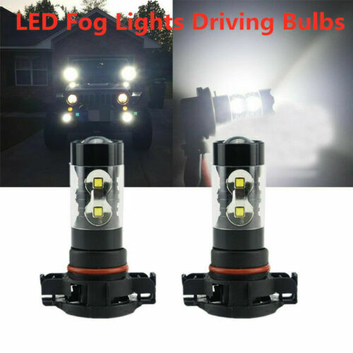 For Jeep Cherokee 2014-2015 LED Headlight & Fog Light Bulbs Combo Clear White
