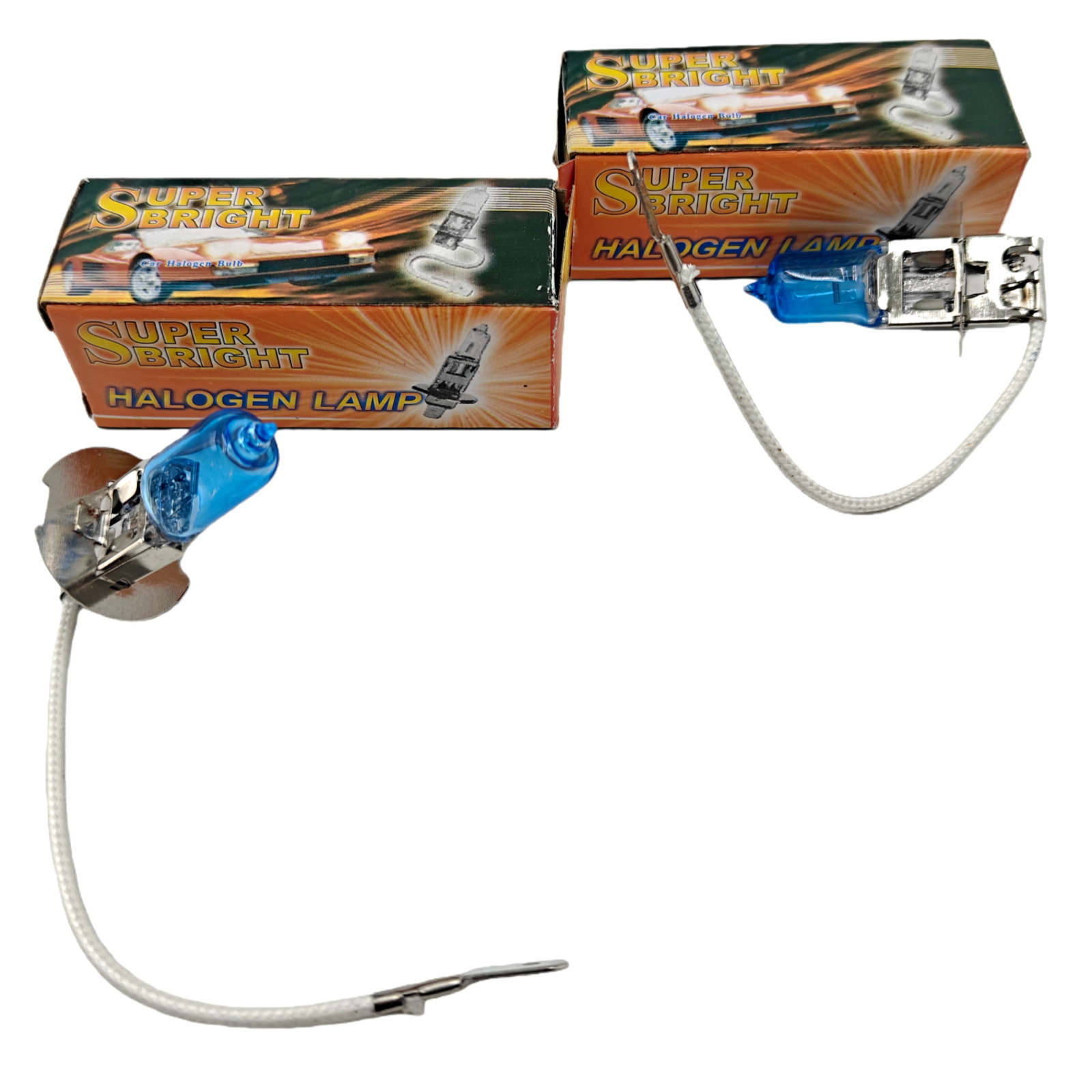 2x Mad-H3-100 Halogen Bulbs 12V 100W 6000K White Front Left Right Headlight Lamp