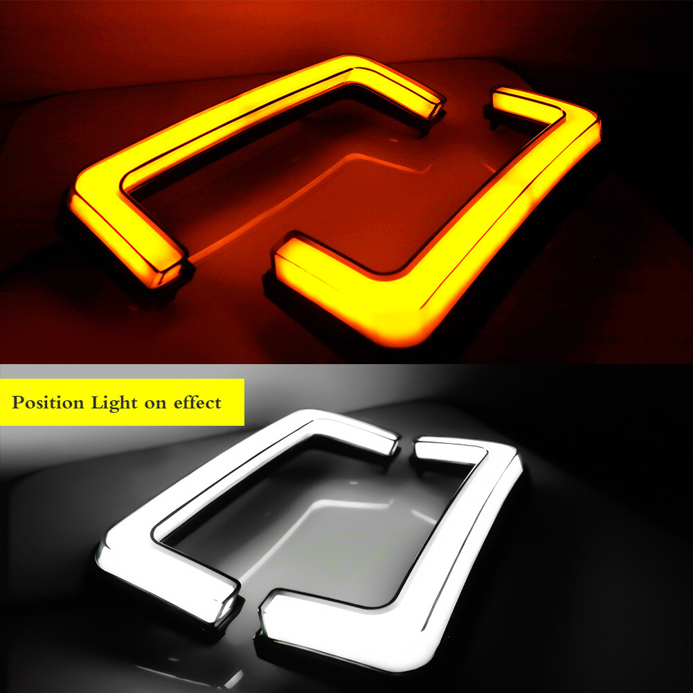 Smoke Lens Switchback DRL Turn Signal Lights LED Retrofit For 2009-14 Ford F-150