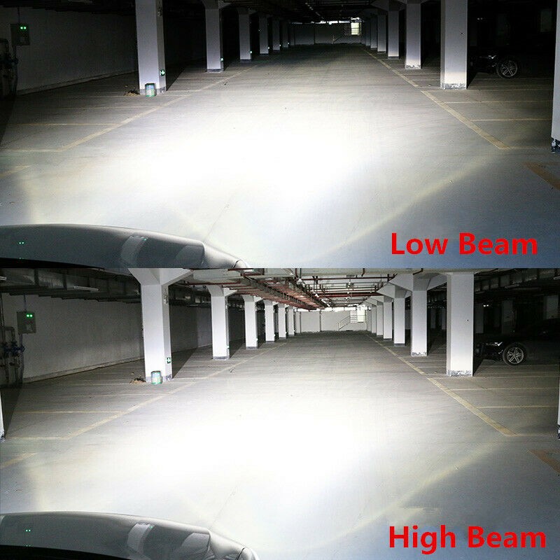 H7+H7+H11 Combo Mini LED Headlight Bulbs High Low Beam fog Light 6000K Lamps