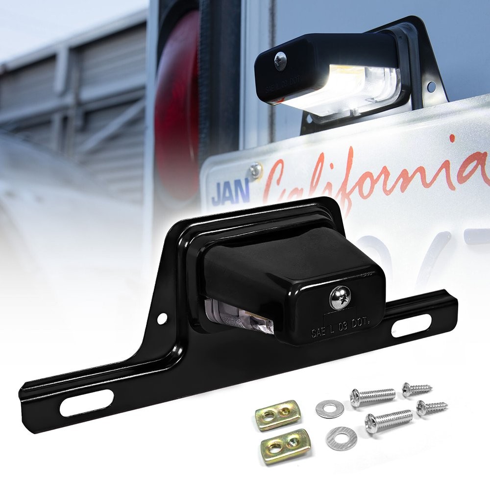 For Universal LED License Plate Light Tail Car Camper Trailer Truck Waterproof