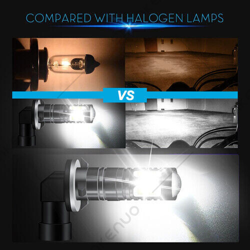 USA 2 Super Bright LED Headlamp Bulbs for Polaris Ranger Crew 800: 2010 & other