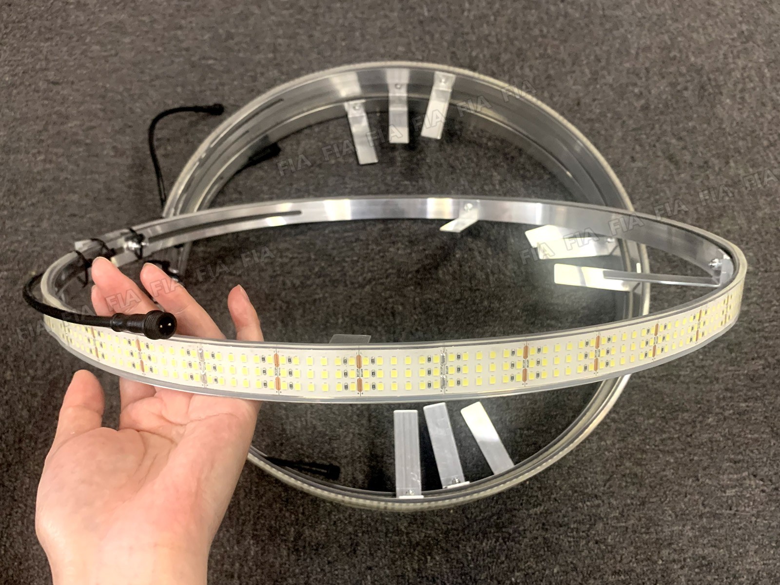 2/3/4/5 Row High-density Pure White 15.5“ ~ 17.5“ LED Truck Wheel Rim Lights