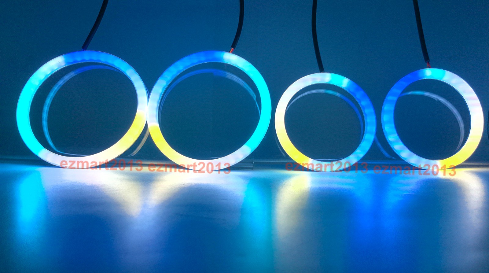 Dream color Flow series Chasing SRGB halor with Turn Signal Flash DRL Blue tooth