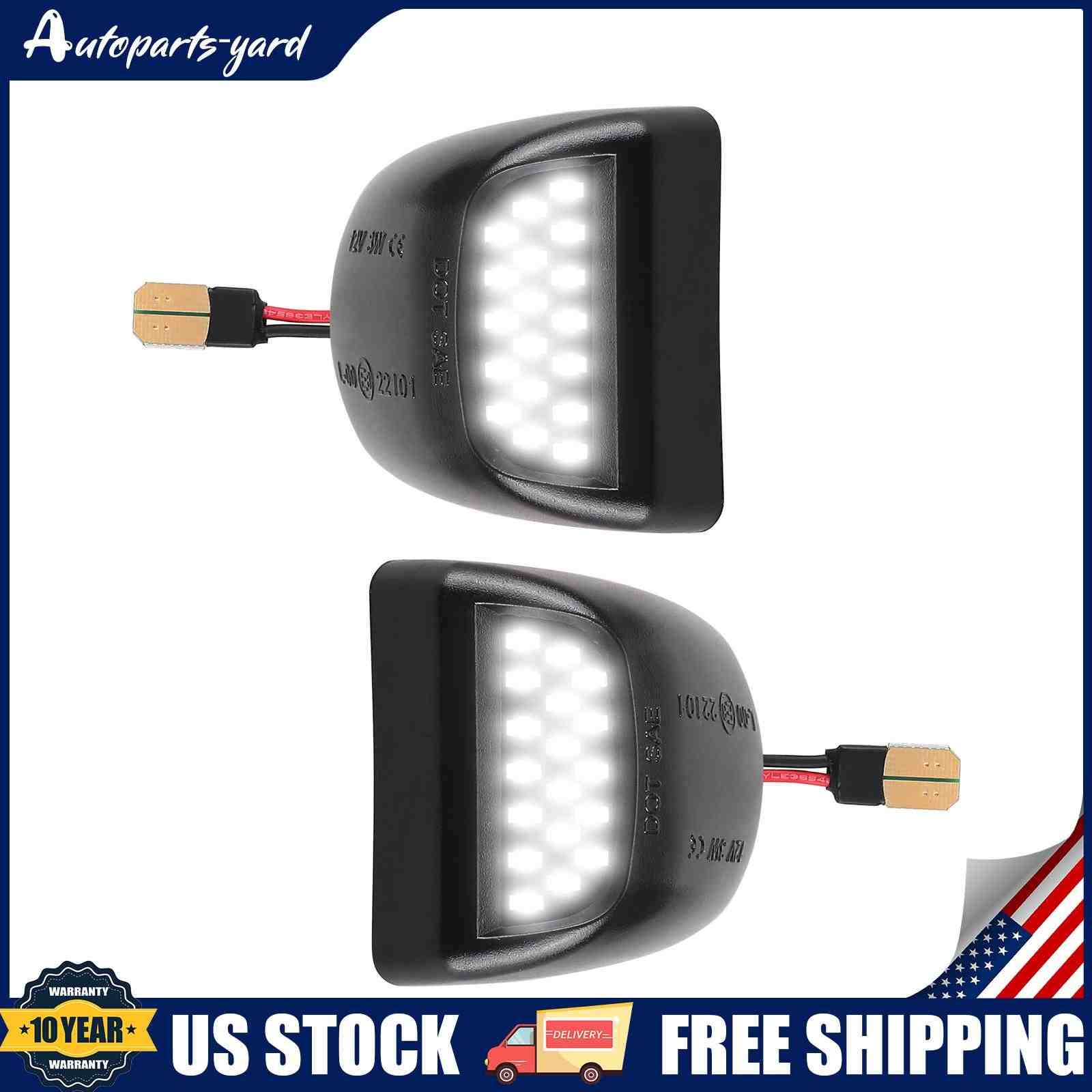 2x New Car License Plate Light Fit For Chevrolet Pickup Truck US Stock