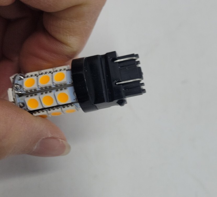 Set 3 Superbrightleds.com Amber 360 Degree Beam Angle Lights 2 Amber And One Red