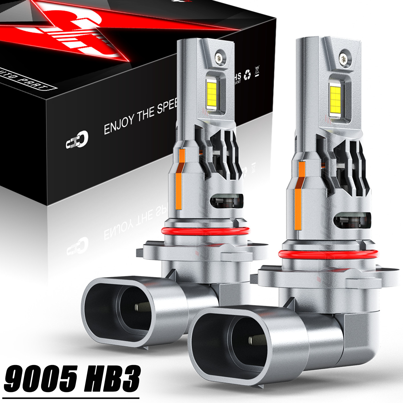 2PCS 9005 HB3 LED Headlight Fog Light Bulbs For 1995-2022 2023 2024 Kia Sportage
