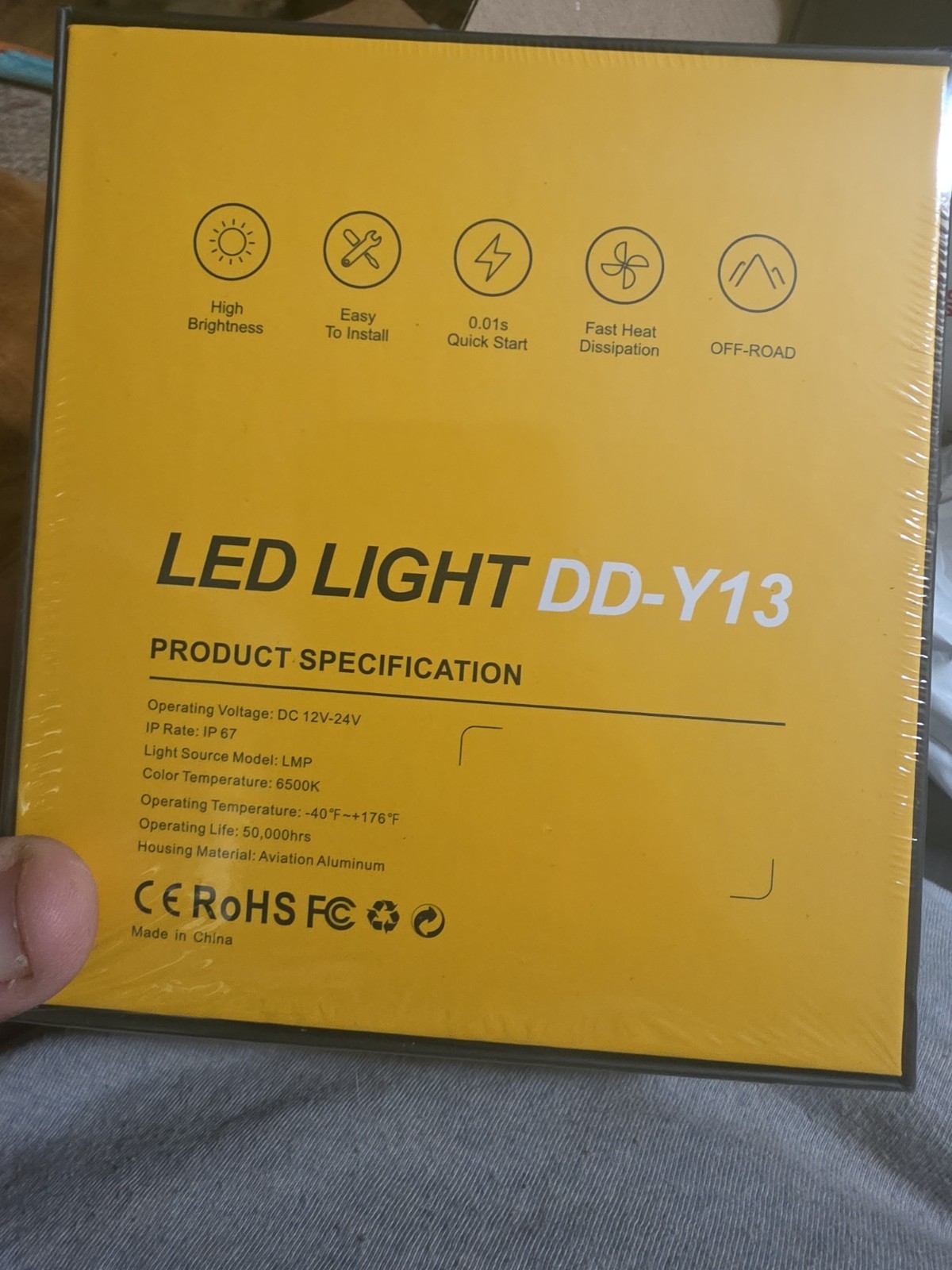 Auxito H7 LED Bulbs 2 Pack 500% Brightness 80W 16000LM Cool White Conversion Kit