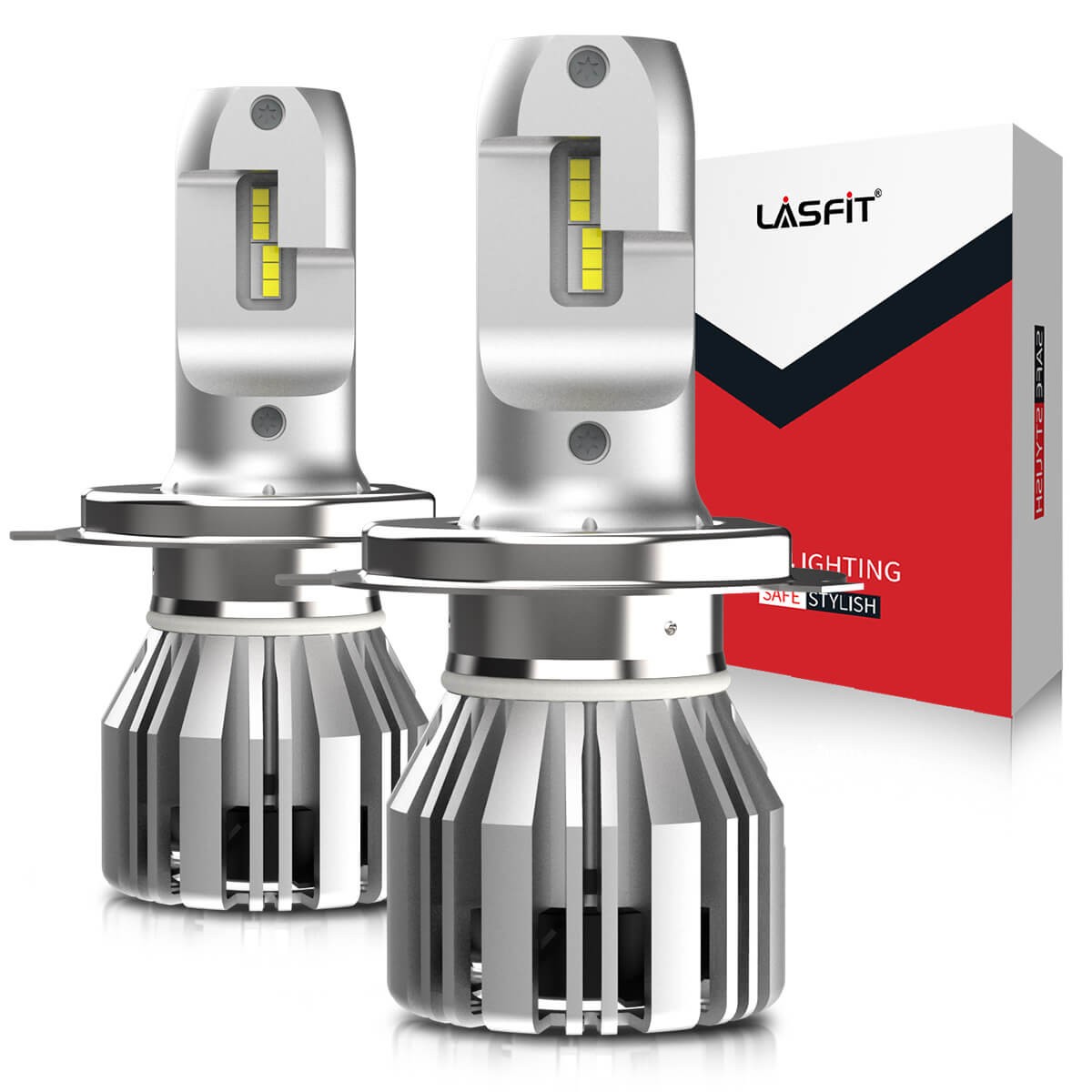 9003 HB2 H4 LED Headlight Bulbs Kit High Low Beam Mini Size Super White 5000LM