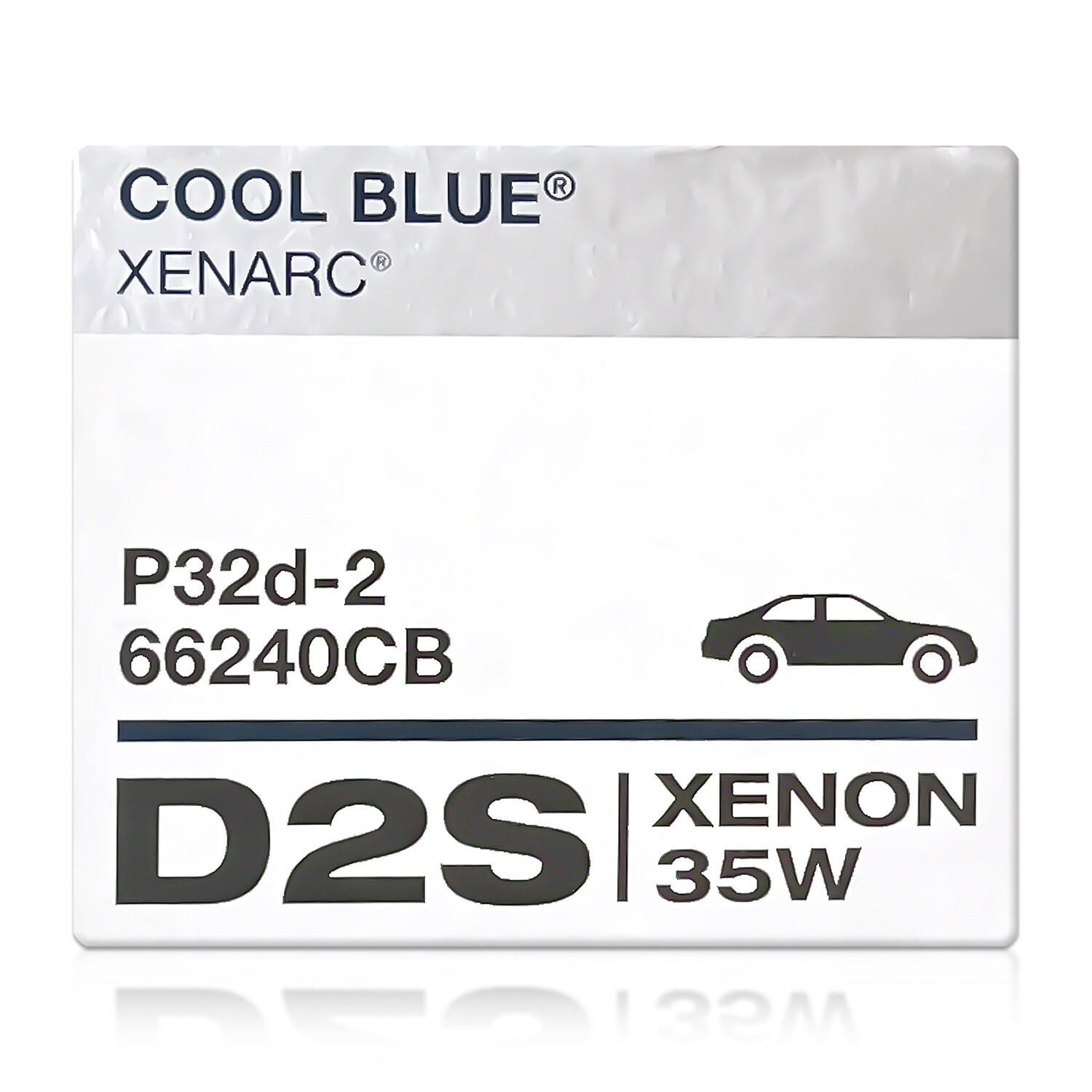 D2S Osram 66240CB COOL BLUE HID Headlight Bulbs | Up to 5500K | Pack of 2
