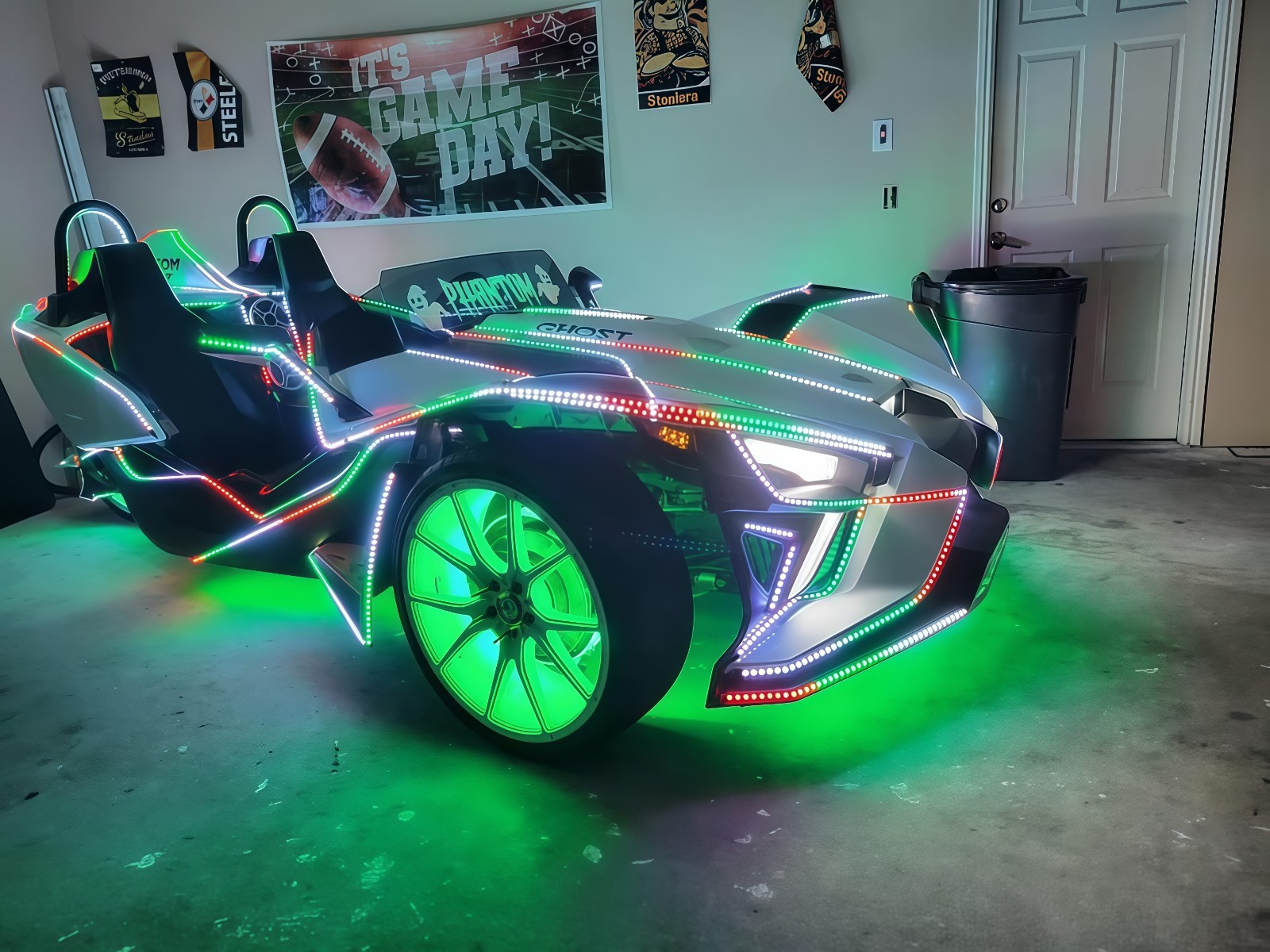 Smoked Full Tinted Black PCB Strips Dream Color CHASING 4FT 6.5FT 16.5FT Lights