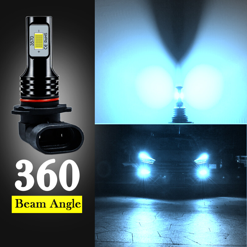 Ice Blue 9005 9006 LED Headlight Bulb Hi-Low Beam 4X For Buick Lucerne 2006-2011