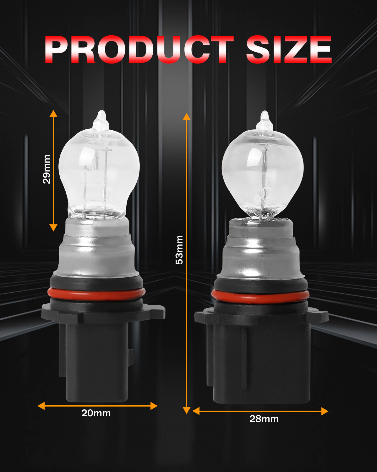 2Pcs PSX26W Halogen Fog Light Bulb Lamps 3400K 12278 for Chevy Tahoe 2015-2019
