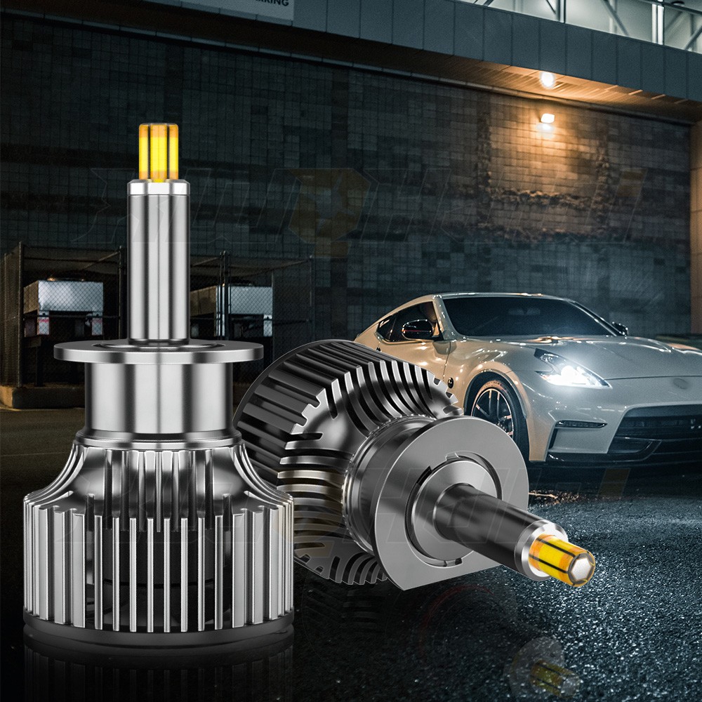 H1 LED Headlight Bulbs Lamp 6000K White 120W 22000LM High Low Beam XWQHJW