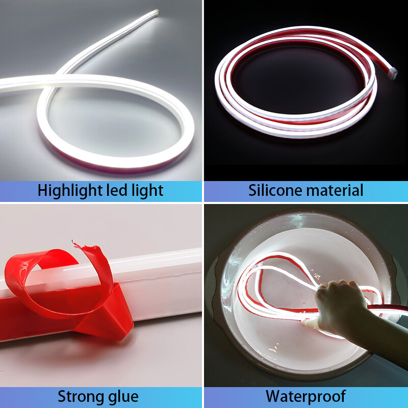 Dynamic Scan Start Up Car LED Engine Hood Light Strip Glow Daytime Running Light