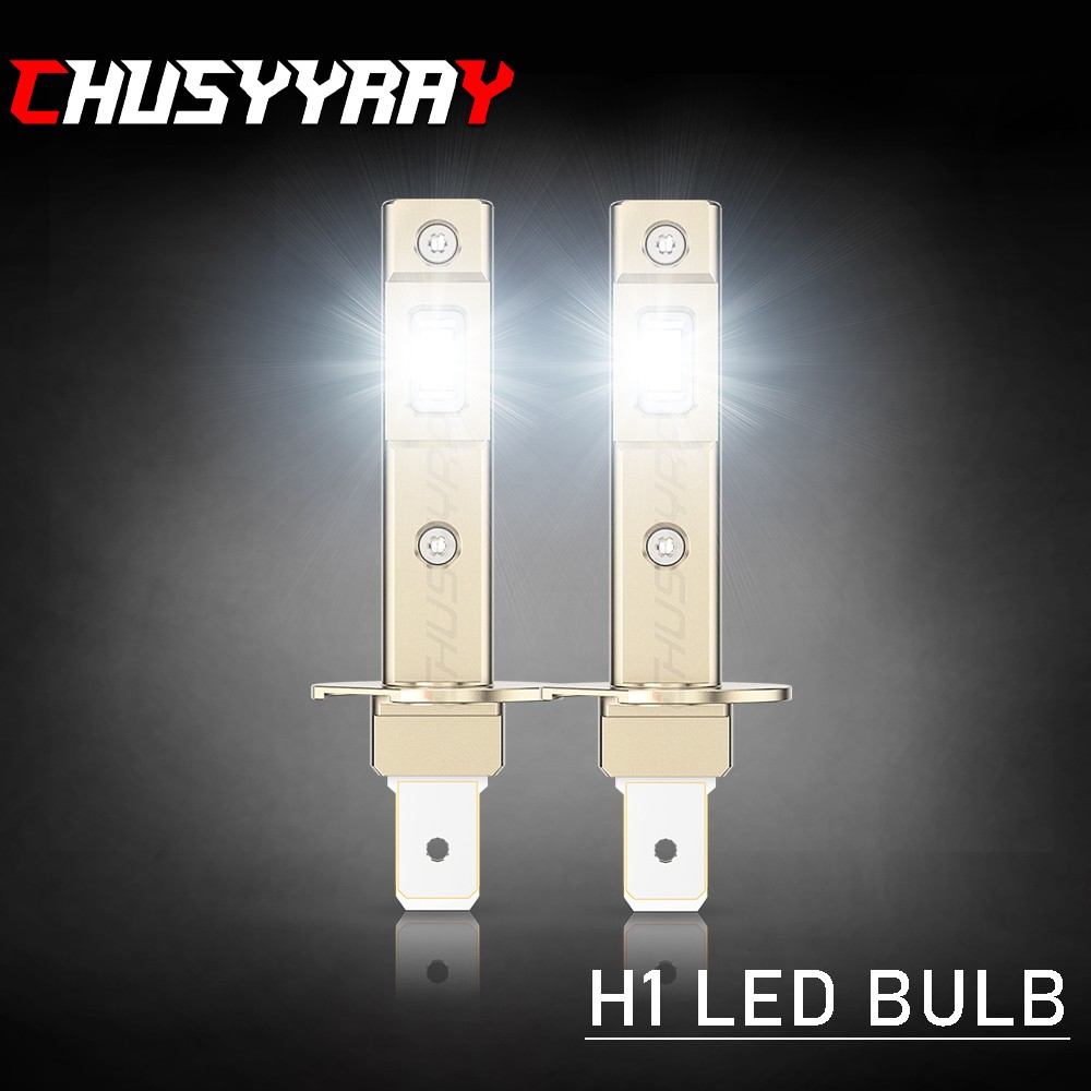 H1 Combo 400W 60000LM LED Headlight High Low Beam Kit Bulbs White 6000K 2X