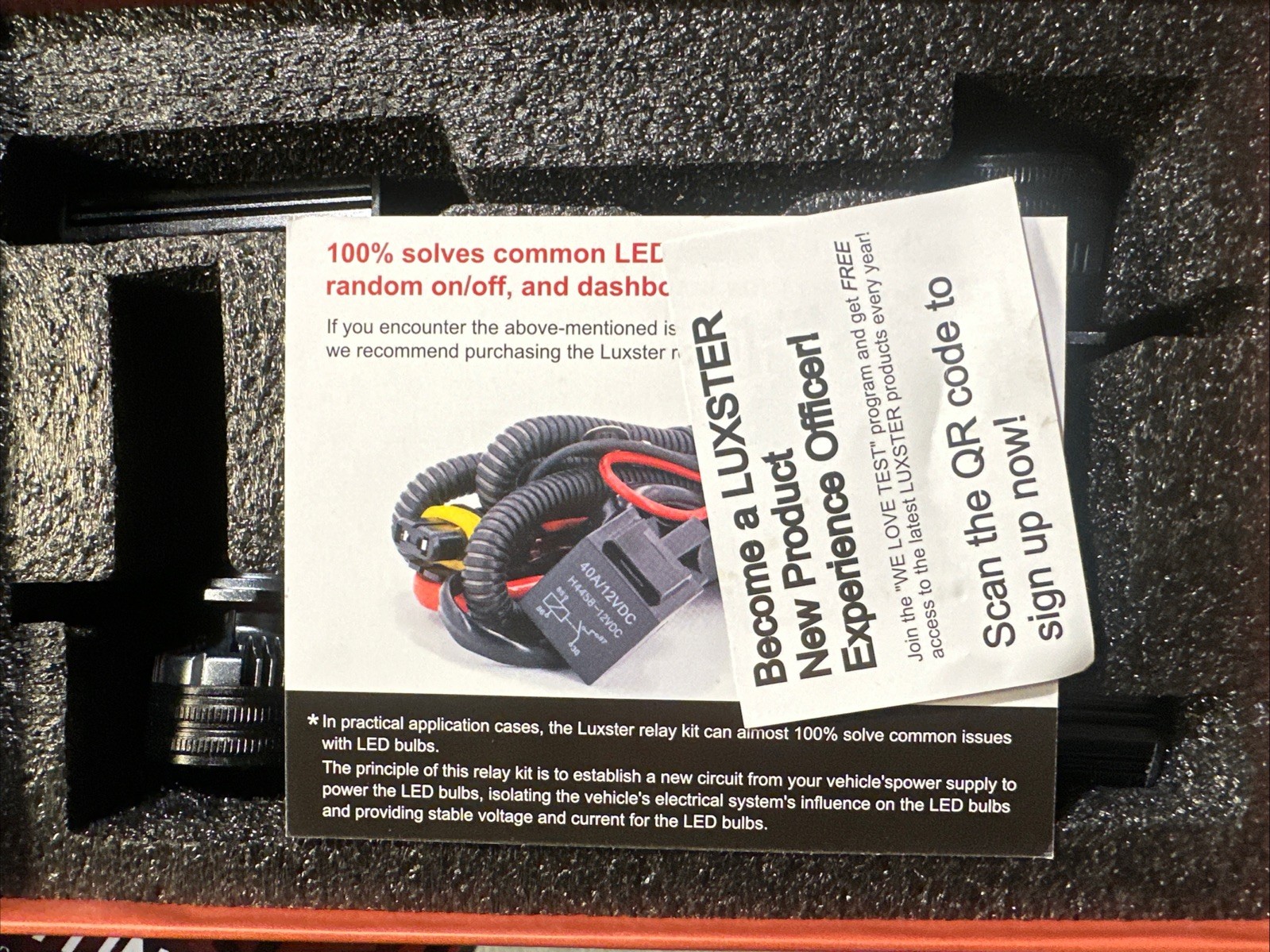 Luxster: Punisher-F9012/LED Bulbs-40,000LM H13/ 2024Punisher IP68 Waterproof New