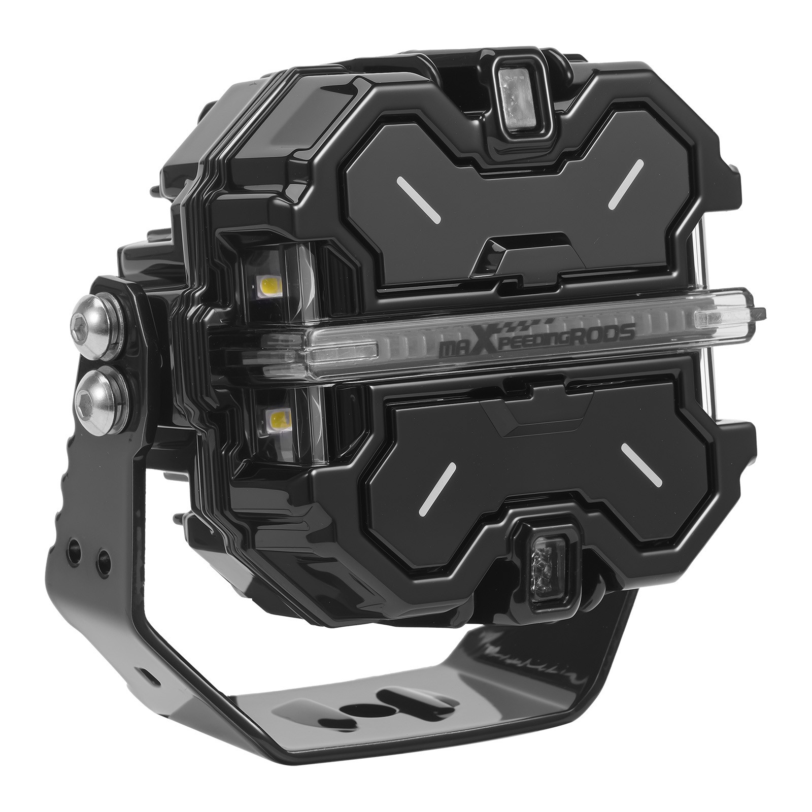 LED Driving Light Pods 3.5″ Spot Beam RGB DRL Aluminum Housing Off Road Lights