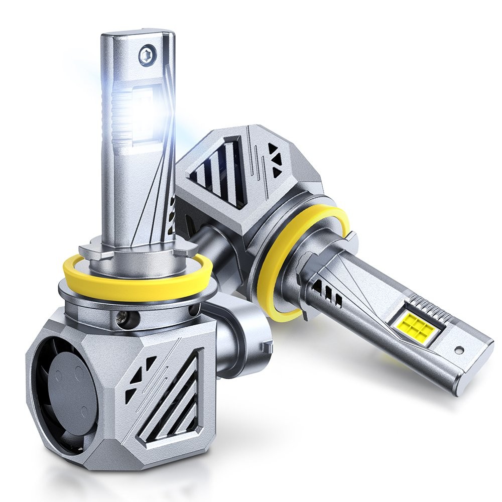 AUXITO H11 H8 LED Headlight Bulb Low Beam 60W 6000LM Super Bright A1Ultra Series
