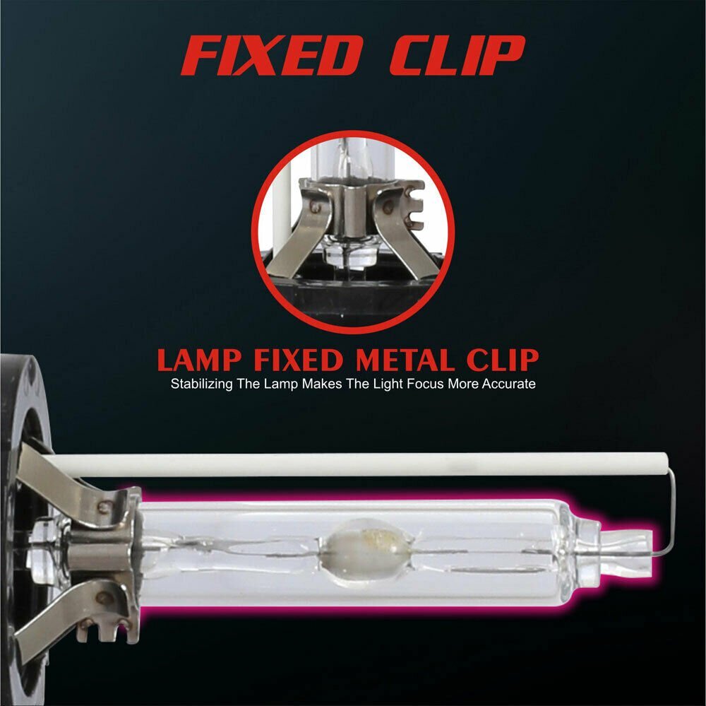 For Cadillac Escalade ESV EXT 2PCs HID Xenon Headlight Bulbs High/Low Beam 4300K