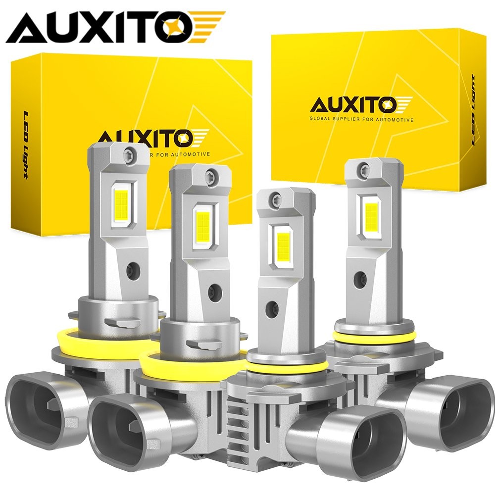 4x 9005+H11 LED Headlight Combo High Low Beam Bulbs Kit Super White Bright Lamps