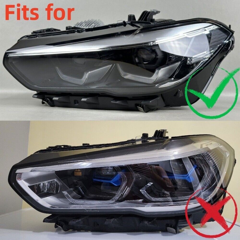 LED Headlight DRL RGB Multiple Colors Modules For 2017-2023 BMW X5 G05 X6 G06