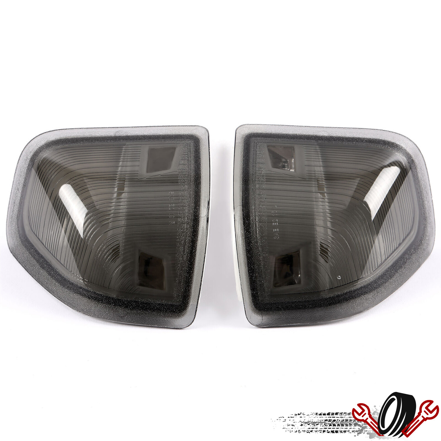 Smoke Lens Amber LED Side Mirror Turn Signal Lights For Dodge Ram 1500 2500 3500