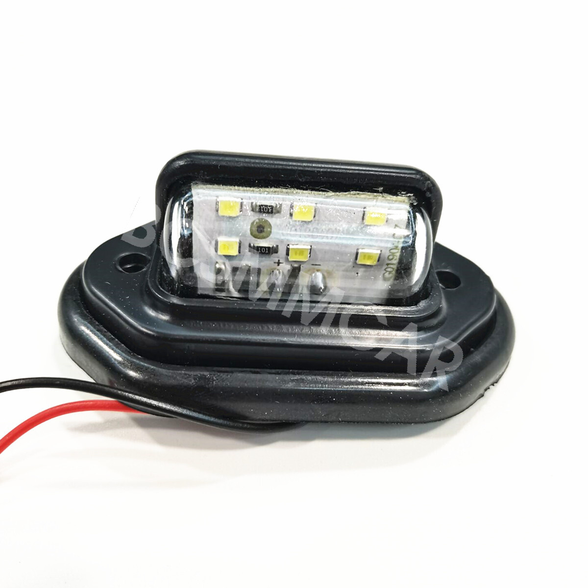 2 Pcs LED License Plate Lamp Tail Light For Car Boat Truck Waterproof 12-24V