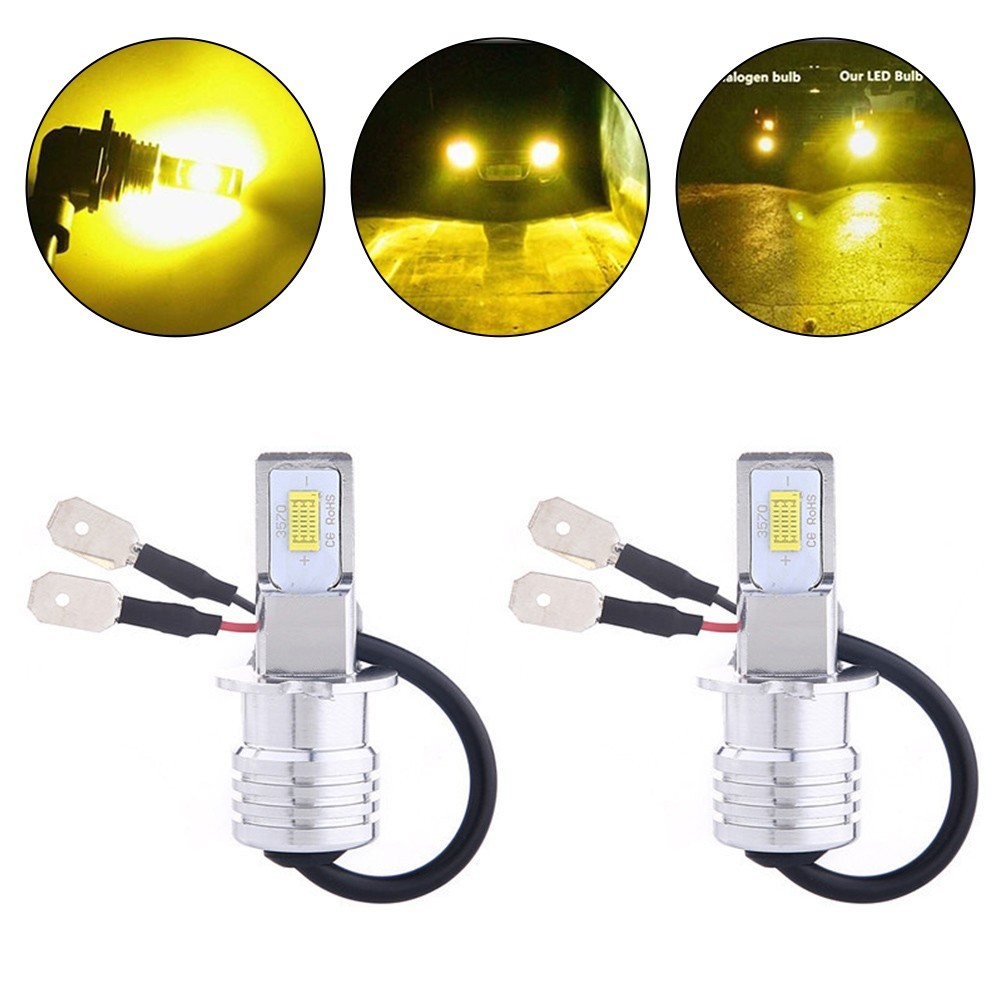 Fog Light Bulb Fog Lamp Car Lights 12V-24V DC 2000LM 360 Degrees 50000H