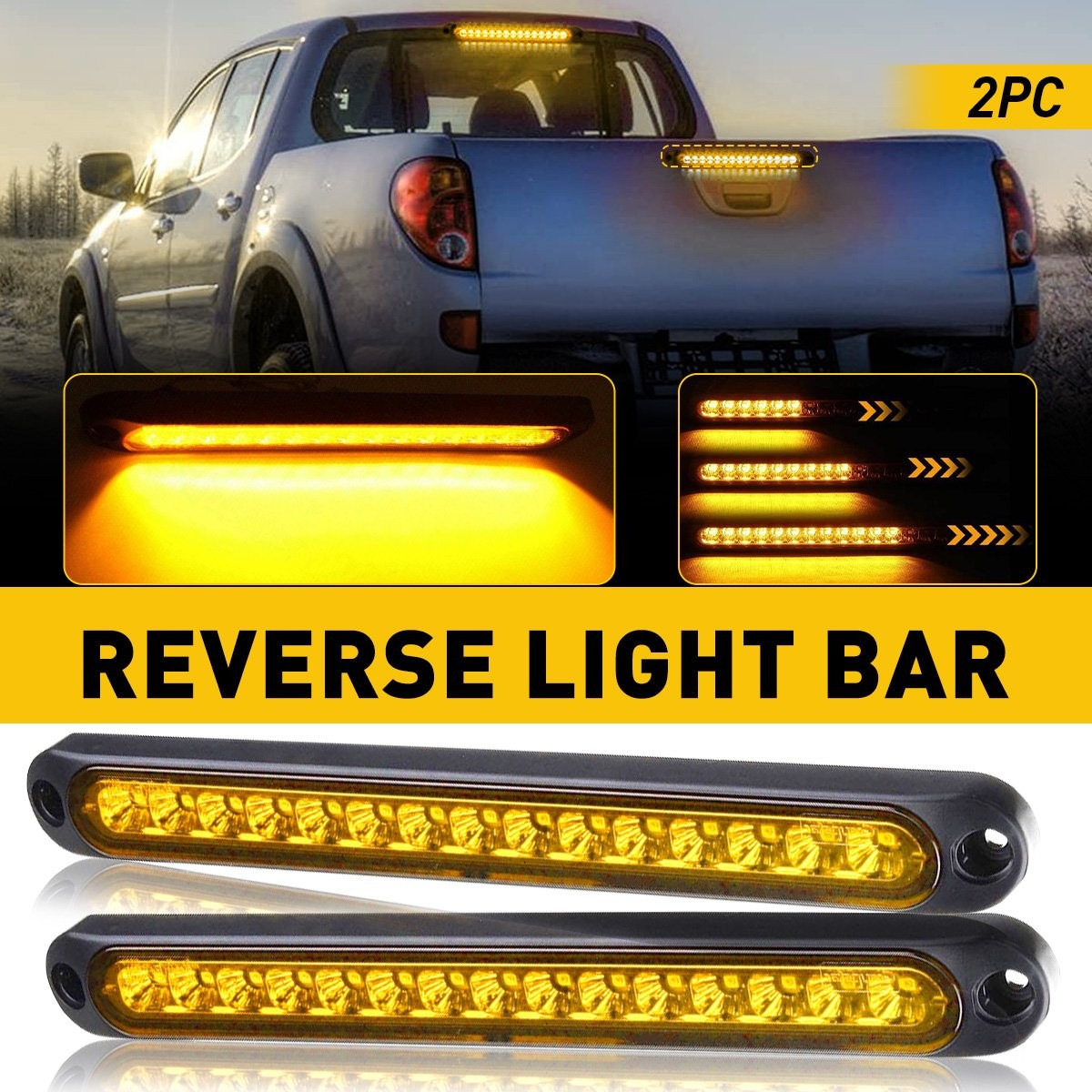 2X SMOKED LED SIDE MARKER LAMP TURN SIGNAL FLOWING LIGHT AMBER SEQUENTIAL BRIGHT