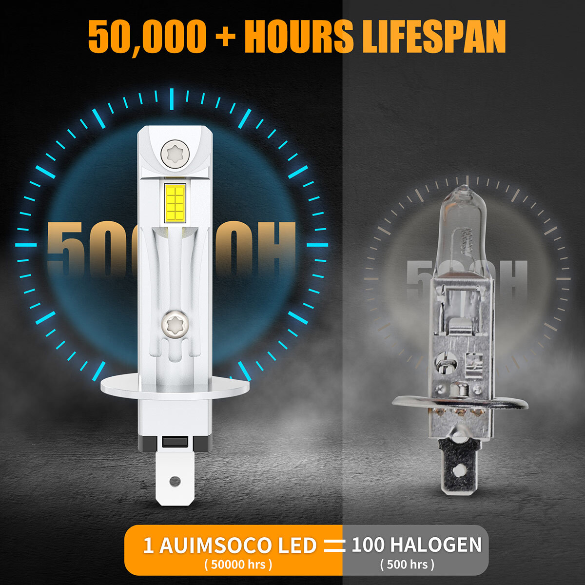 For Ford Focus 2012-2018 4x LED Headlight Bright White Bulbs Hi/Lo Beam 72000LM