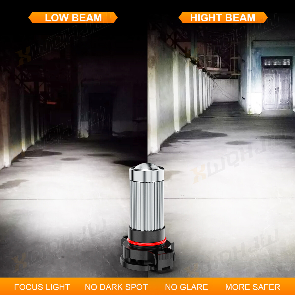 XWQHJW H16 5201 5202 Super Bright LED Fog Daytime Running Light Bulb Xenon White