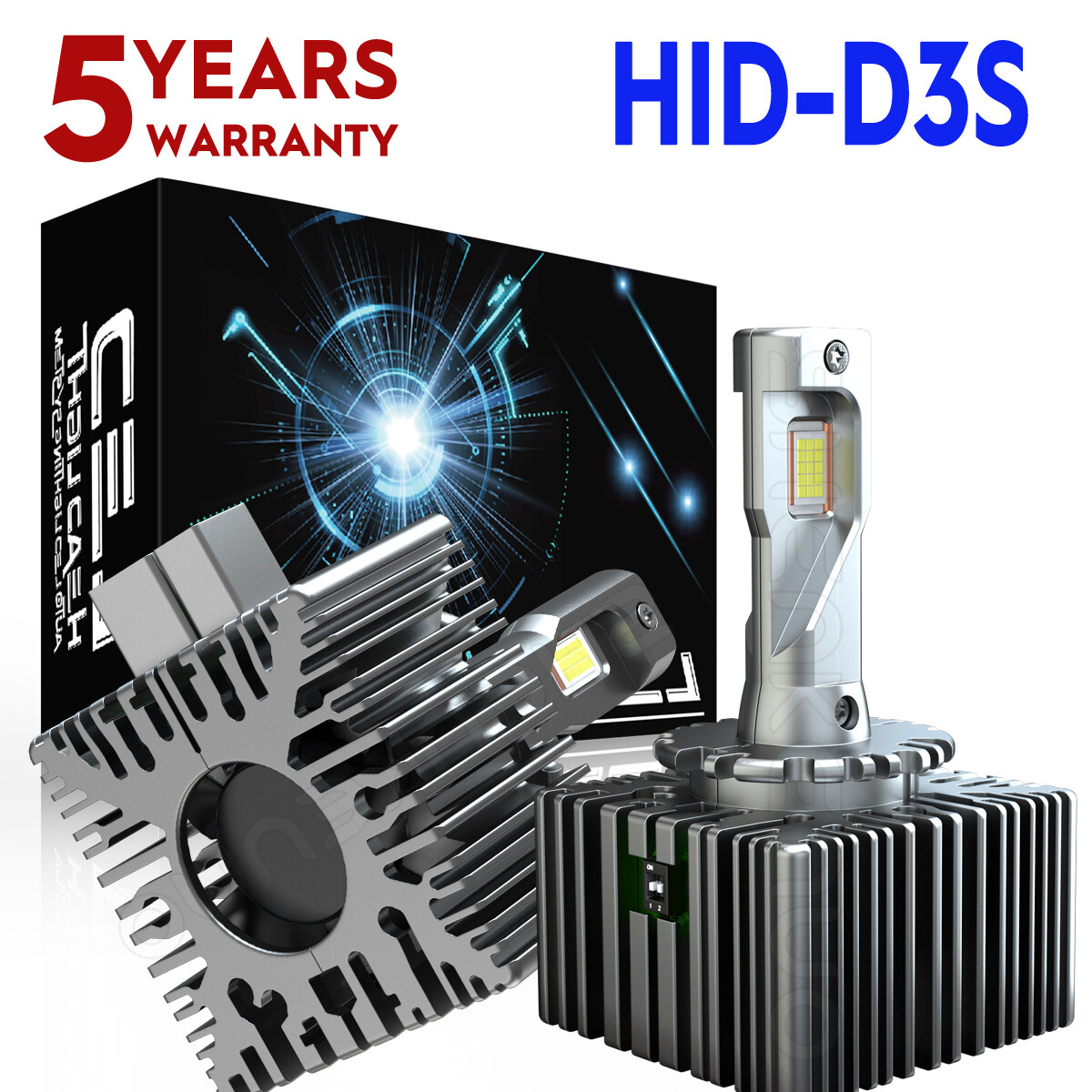 Front LED Headlight Bulbs FIT FOR CHEVROLET BLAZER 2019-2020 High/Low Beam 6500K