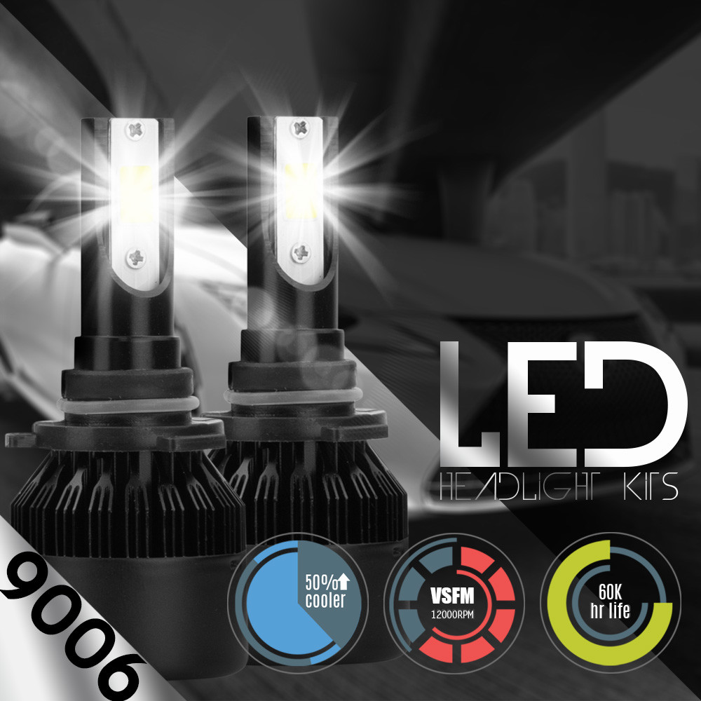 White 9006 HB4 HB4U LED 6500K Low Beam Bulb 388W 38800LM Headlight Kit CREE