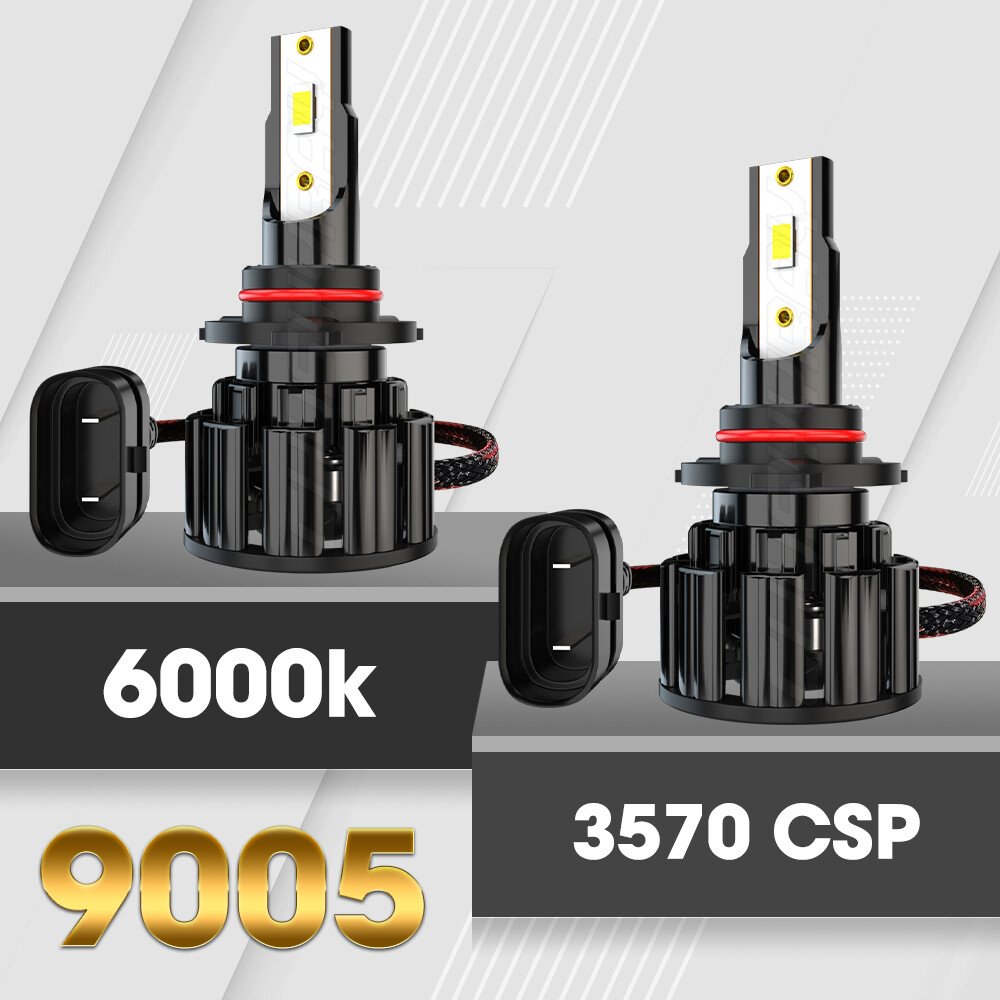 6000K LED Headlight Bulbs High&Low Lights For Honda Civic Sedan 4-Door 2004-2015