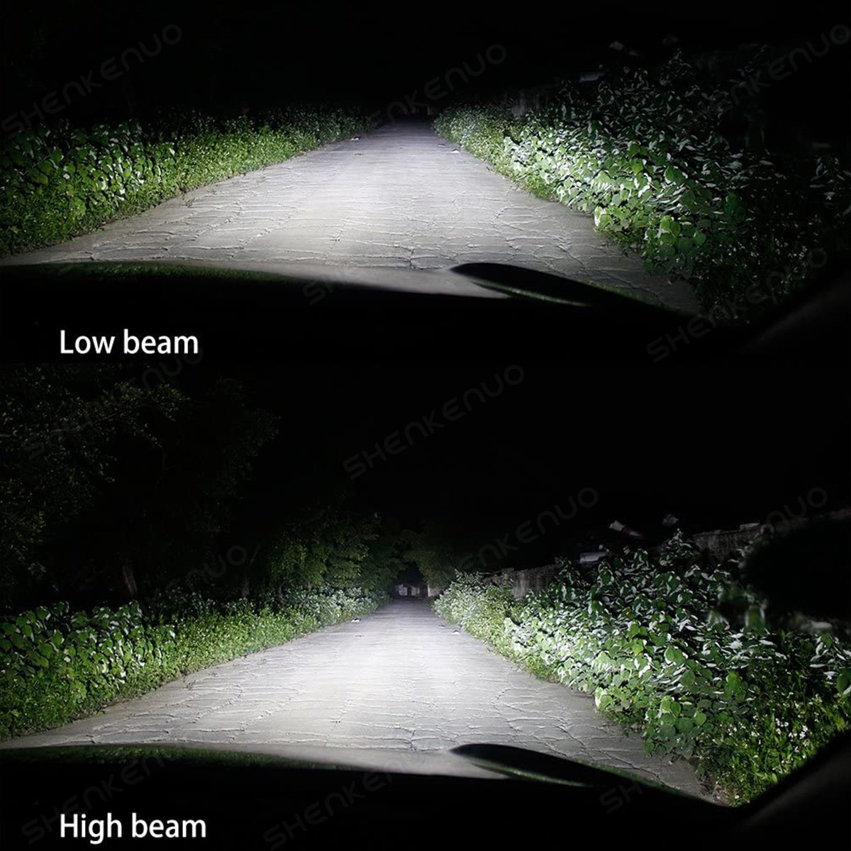 For Nissan Kicks 2017-2020 2Pcs LED Headlights Bulbs High/Low Beam Lamp