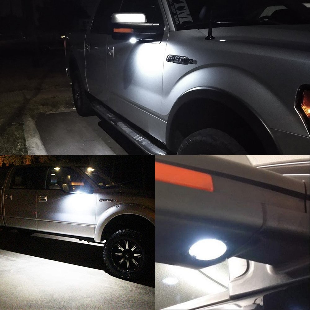 6000K 18LED White Side Mirror Puddle Light for Ford Explorer Expedition Lincoln
