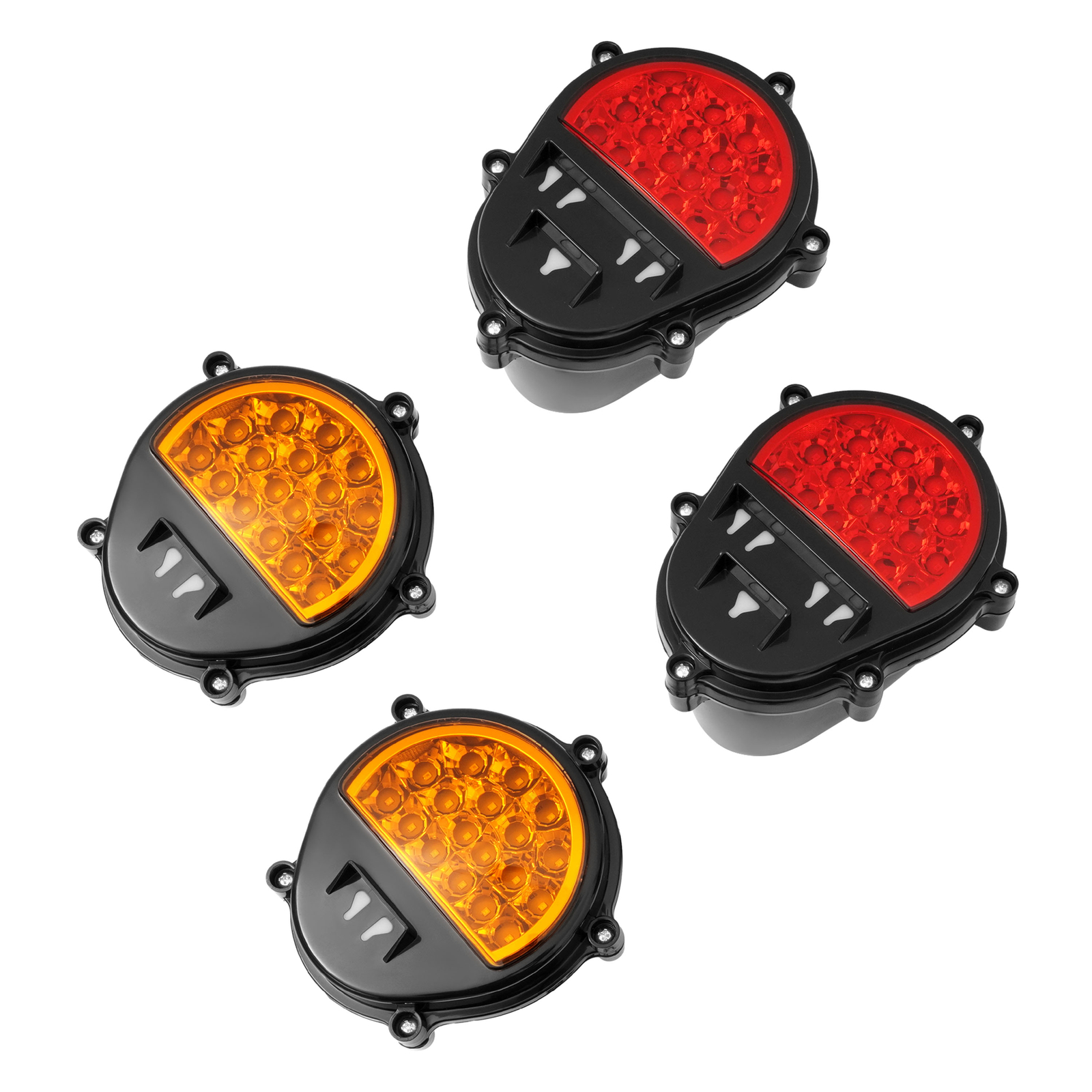 For HMMWV HUMVEE Military Trucks LED Side Marker Lights+Brake Lights+Turn Signal
