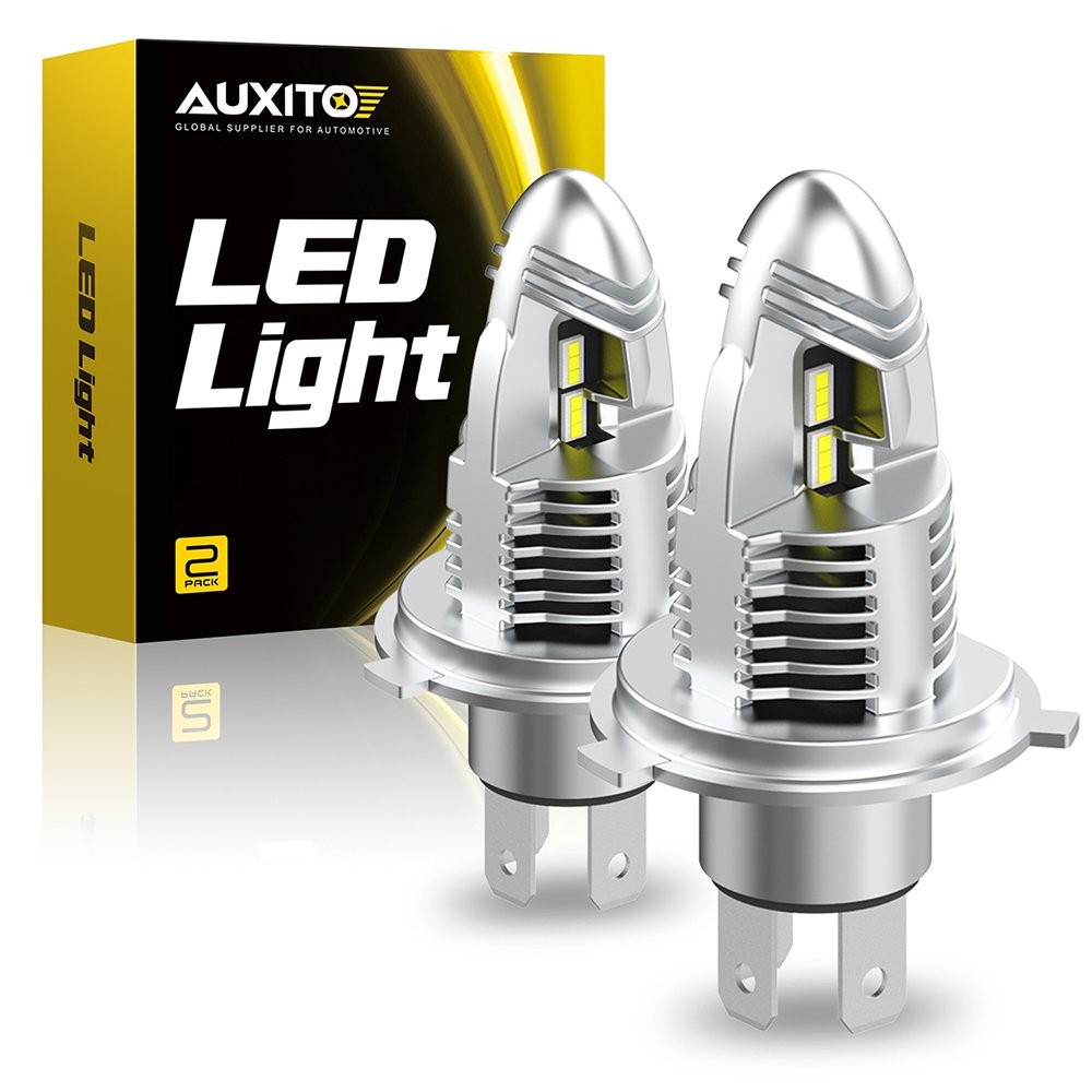 2PCS H4 9003 HB2 LED Headlight Bulbs Kit High Low Beam 6000K Super White Canbus