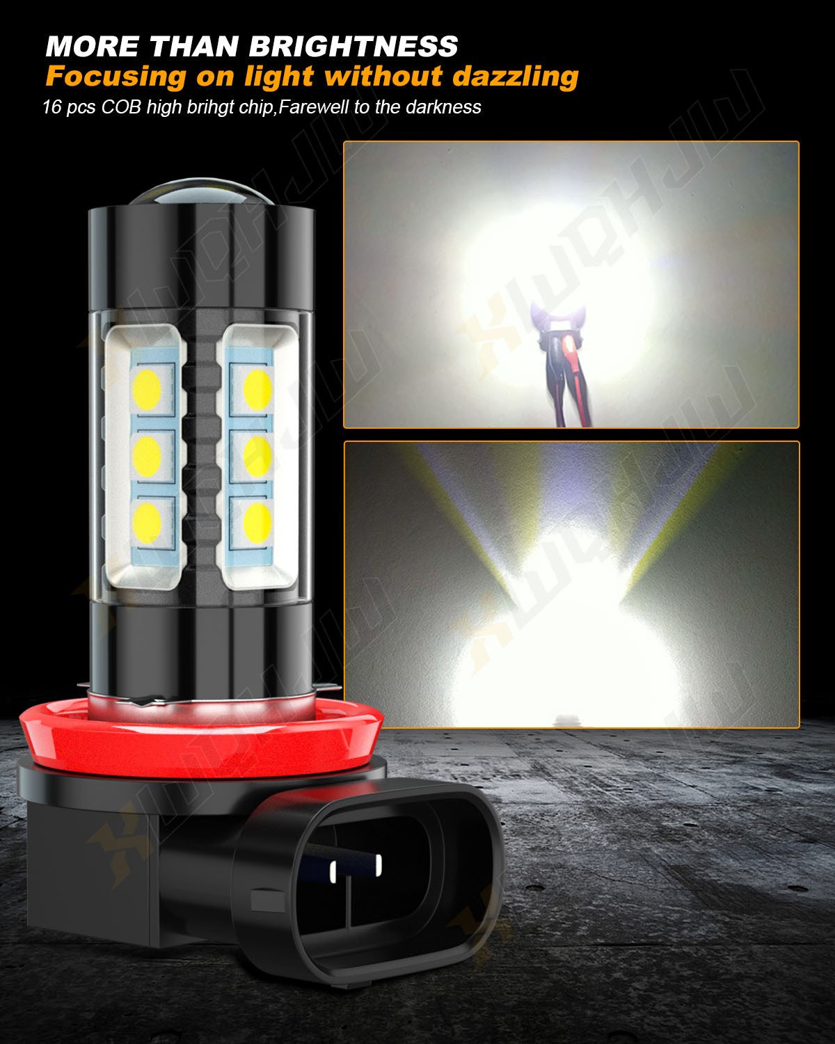 For Suzuki Swift 2007-2015 H4 LED Headlight Hi Lo Beam H11 Fog Light Bulb Combo