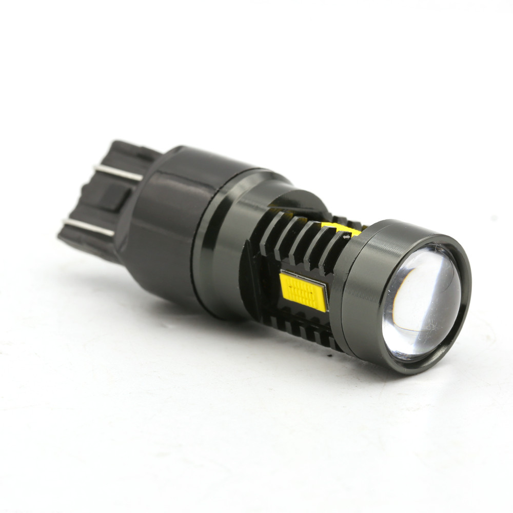 Syneticusa 7440 7443 LED CSP Reverse Backup Light Projector Bulbs 6000K White