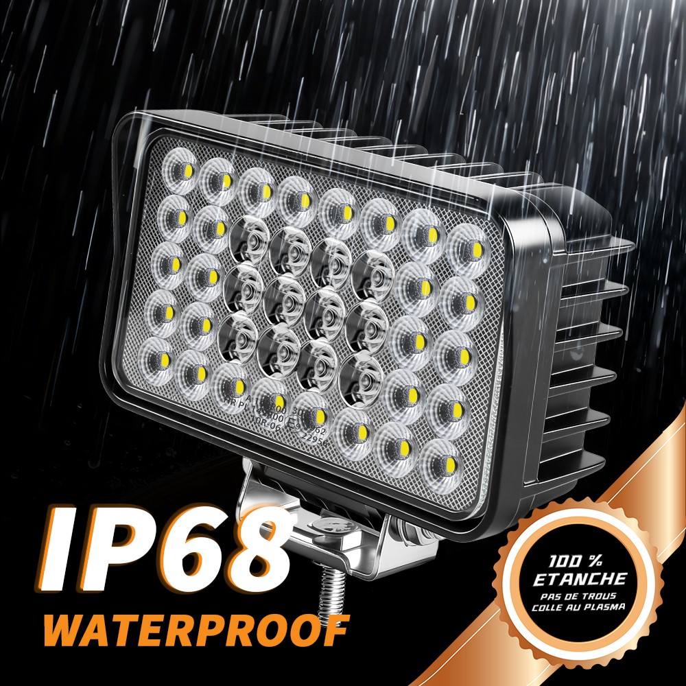 2x 6“ Powerful LED Work Light For Truck Flood Light 12V 24V 160W Tractor lights