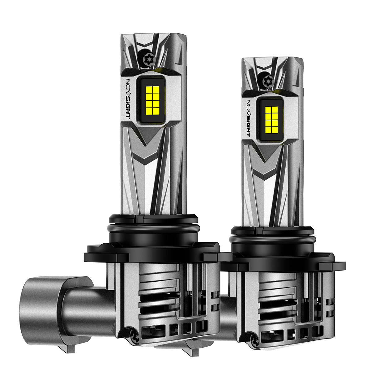 NOVSIGHT HB3 HB4 9005+9006 Combo LED Headlight 18000LM High-Low Beam Bulb Lamp