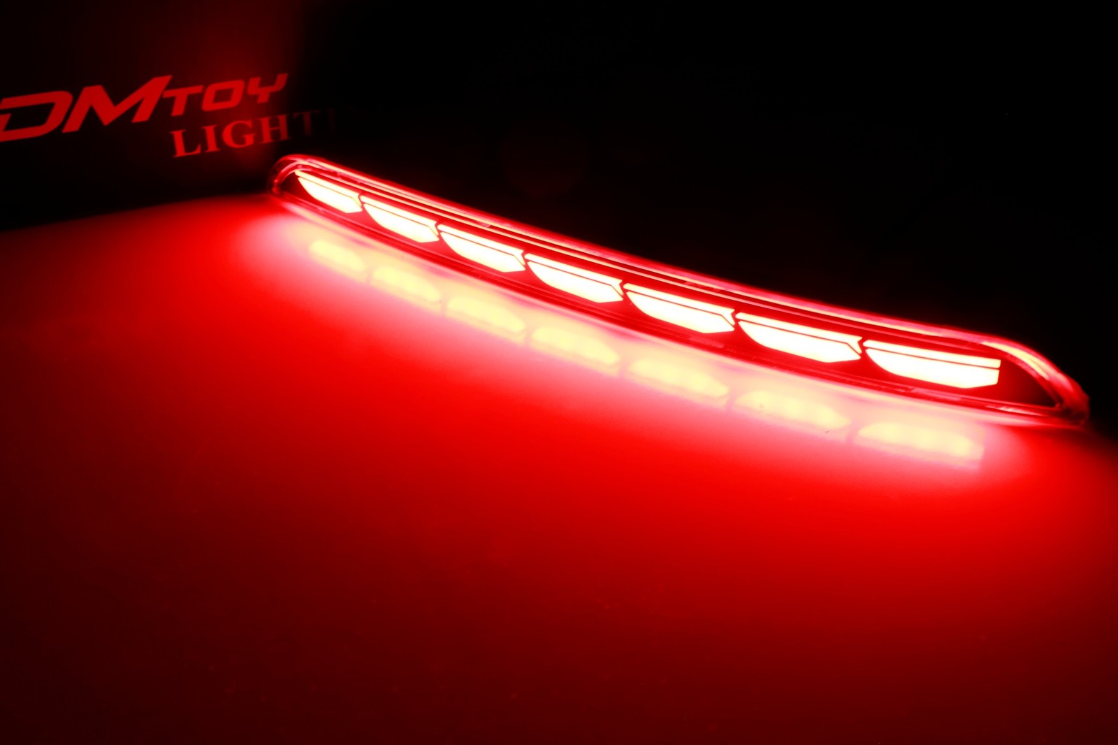 Dark Smoke LED Bumper Reflector Lights w/ Sequential Blink For 2022+ Honda Civic