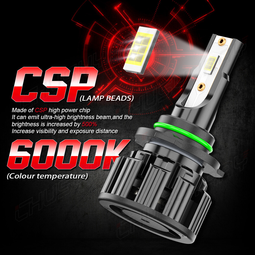 For Pontiac Grand Prix 1991-1996 6X LED Headlight Bulbs Hi Lo Beam Fog Light