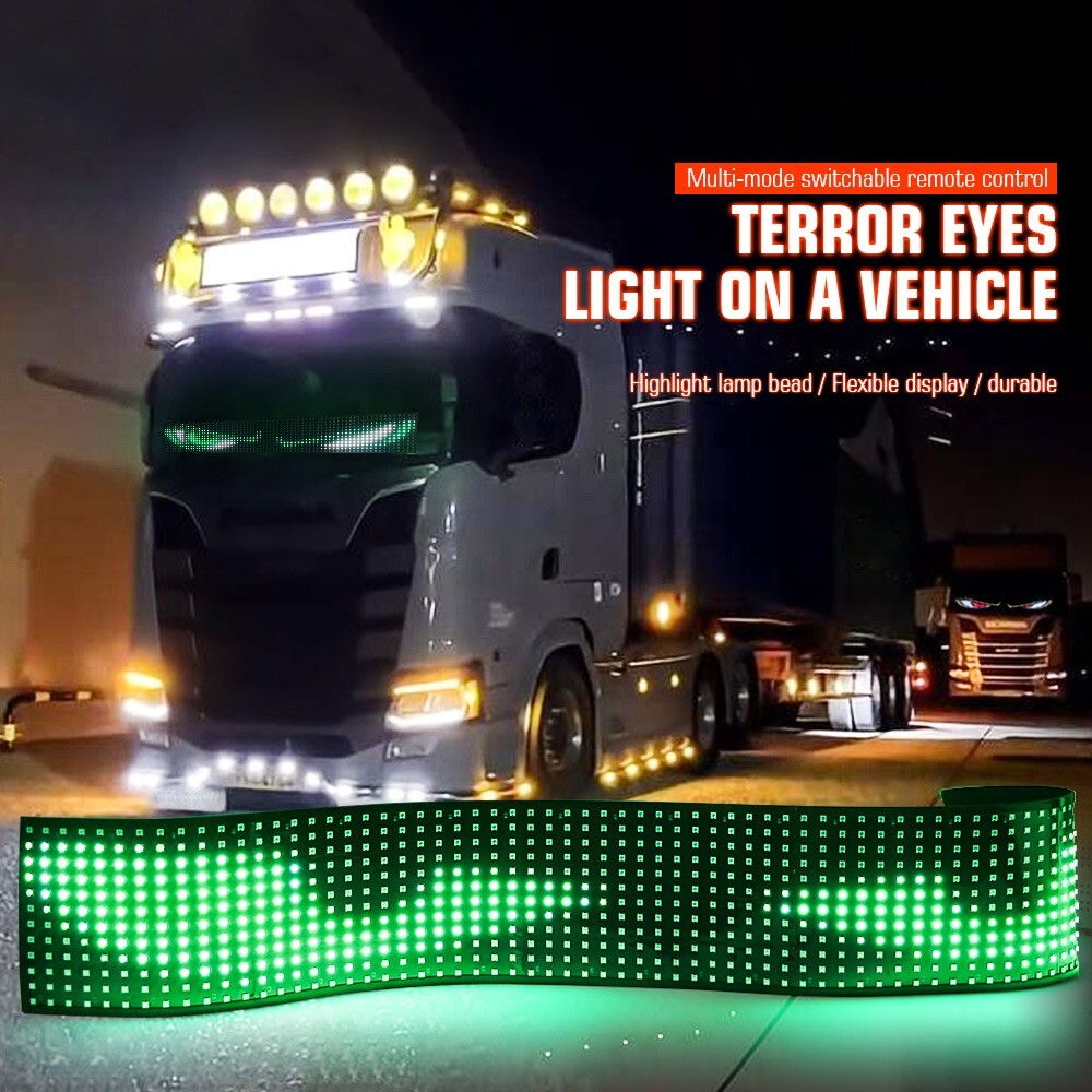200CM Truck Specific Devil’s Eye LED-Screen Car Eye Truck Dynamic LED Light USA