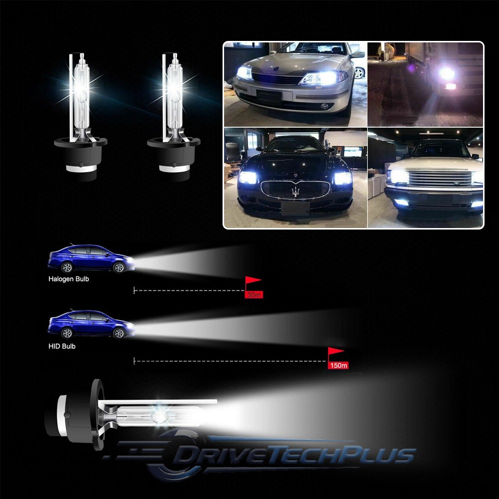 6000K D2S D2R D2C HID Xenon Bulbs Headlight High Beam Low Beam Bulb Plug & Play