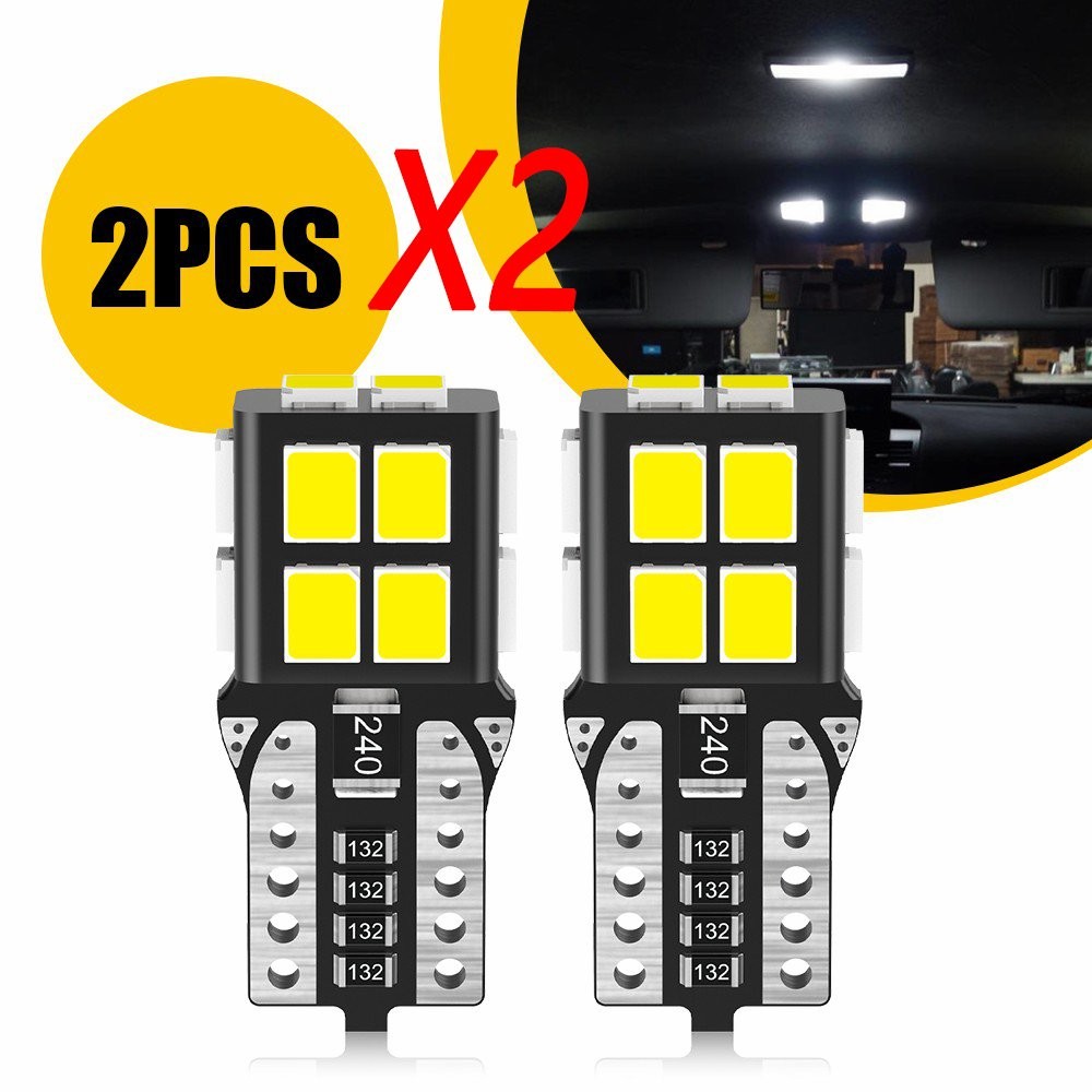 AUXITO 14-LED T10 194 168 2825 W5W License Plate Dome Map Door Trunk Light 800LM
