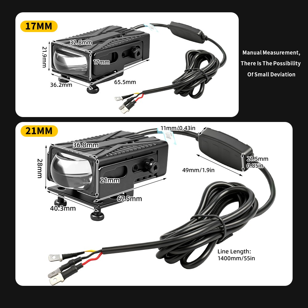 Grile LED Headlight Bumper Projector Lens Car ATV UTV Fog Offroad 16000LM +Fan